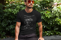 "1943 Indian Motorcycle Saddle" - T-Shirt